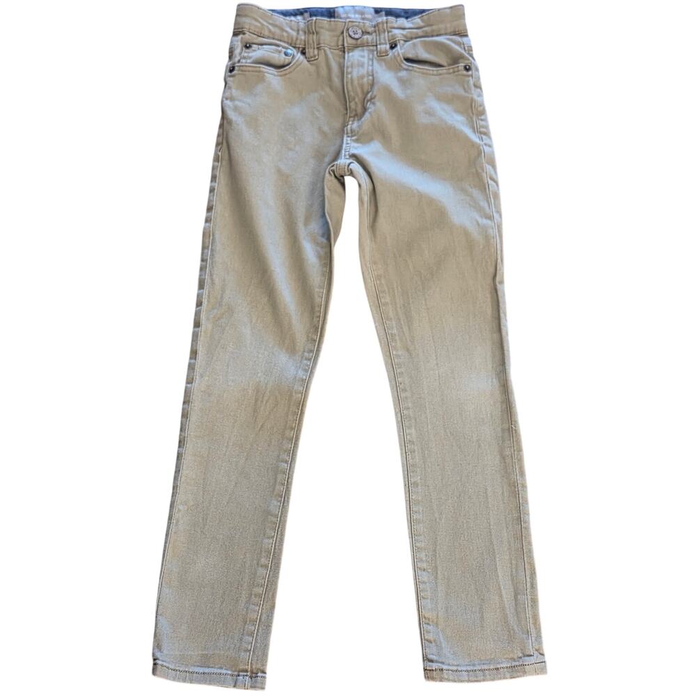 Lucky Brand Women's Cream Jeans with Green Tint Size 8
